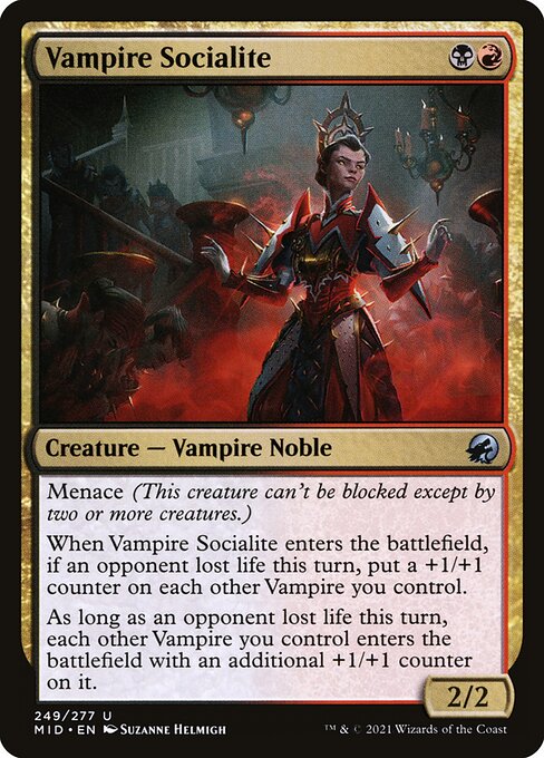Vampire Socialite - Innistrad: Midnight Hunt Uncommon Card