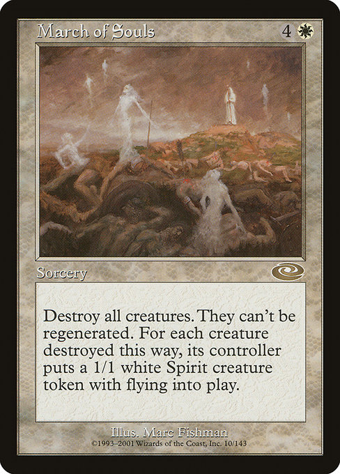March of Souls - Planeshift Rare Card