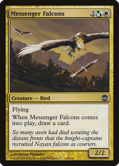 Messenger Falcons - Alara Reborn Uncommon Card