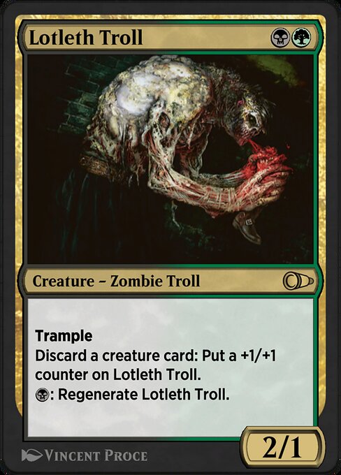 Lotleth Troll - Pioneer Masters Rare Card