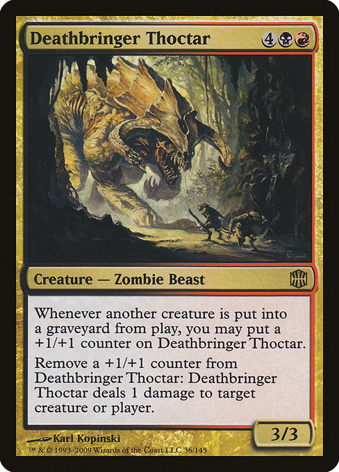Deathbringer Thoctar - Alara Reborn Rare Card