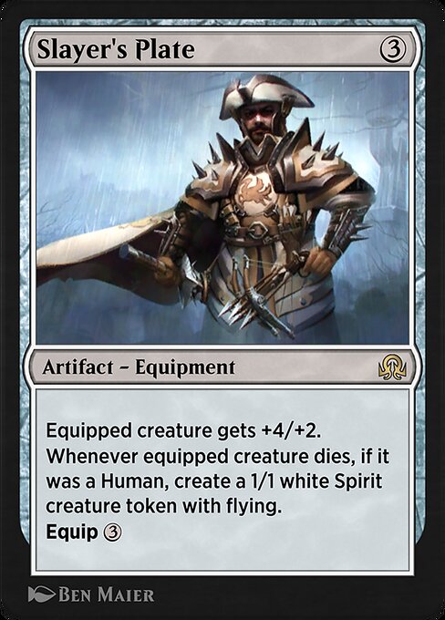 Slayer's Plate - Shadows over Innistrad Remastered Rare Card