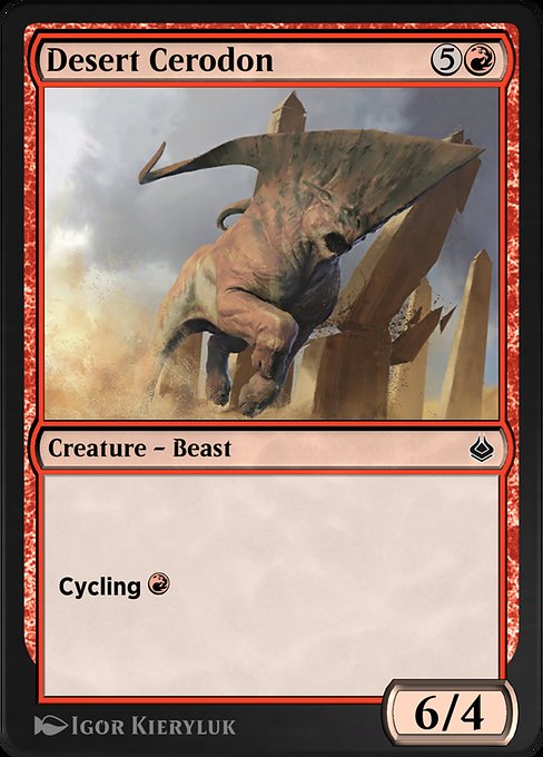 Desert Cerodon - Amonkhet Remastered Common Card