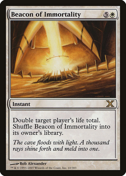 Beacon of Immortality - Tenth Edition Rare Card