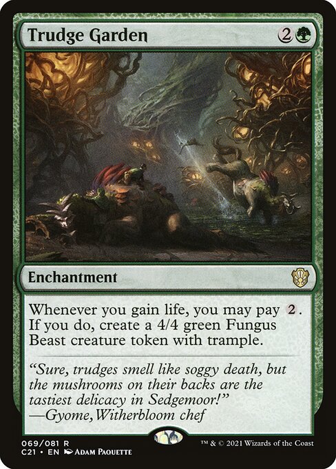 Trudge Garden - Commander 2021 Rare Card