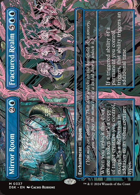 Mirror Room // Fractured Realm - Duskmourn: House of Horror Mythic Card