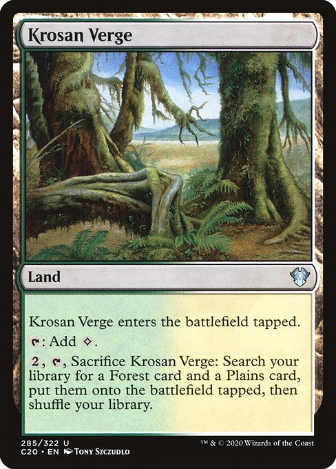 Krosan Verge - Commander 2020 Uncommon Card
