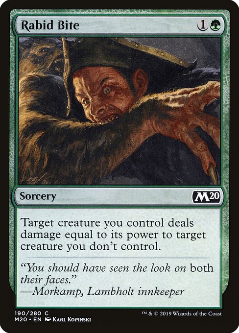 Rabid Bite - Core Set 2020 Common Card
