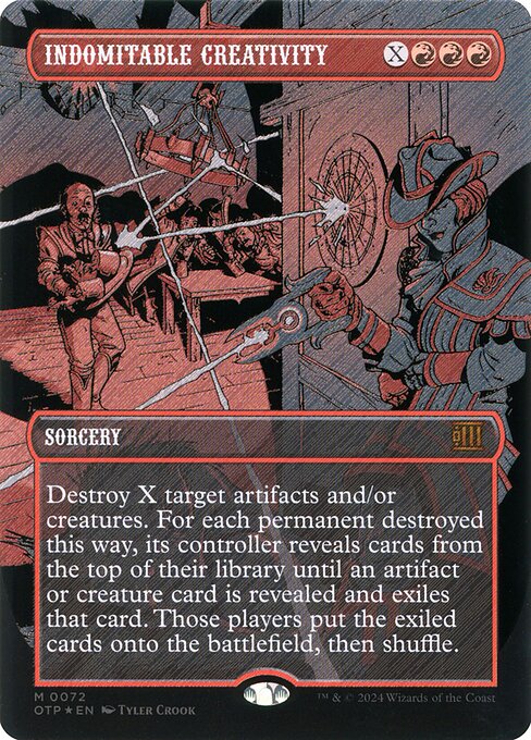 Indomitable Creativity - Breaking News Mythic Card