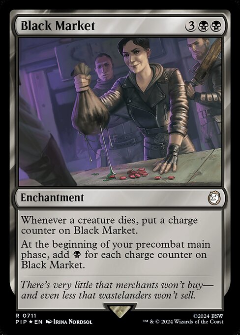 Black Market - Fallout Rare Card