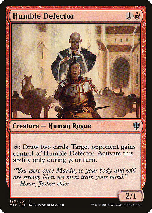Humble Defector - Commander 2016 Uncommon Card