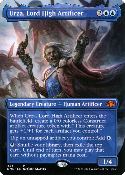 Urza, Lord High Artificer - Dominaria Remastered Mythic Card