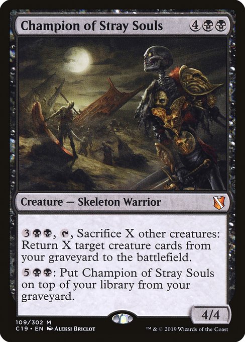 Champion of Stray Souls - Commander 2019 Mythic Card