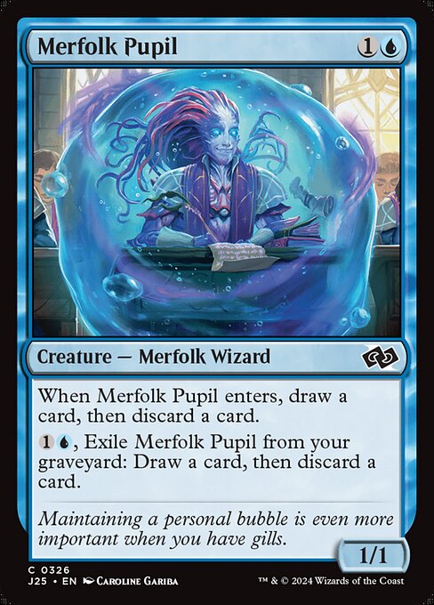 Merfolk Pupil - Foundations Jumpstart Common Card
