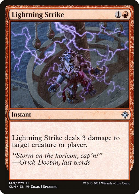 Lightning Strike - Ixalan Uncommon Card