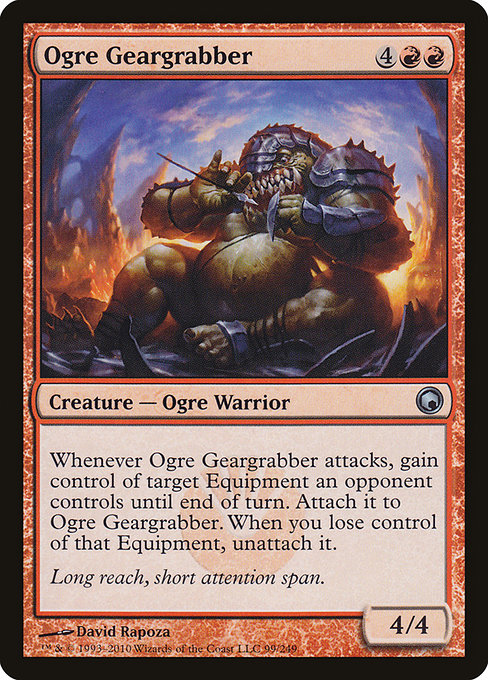 Ogre Geargrabber - Scars of Mirrodin Uncommon Card