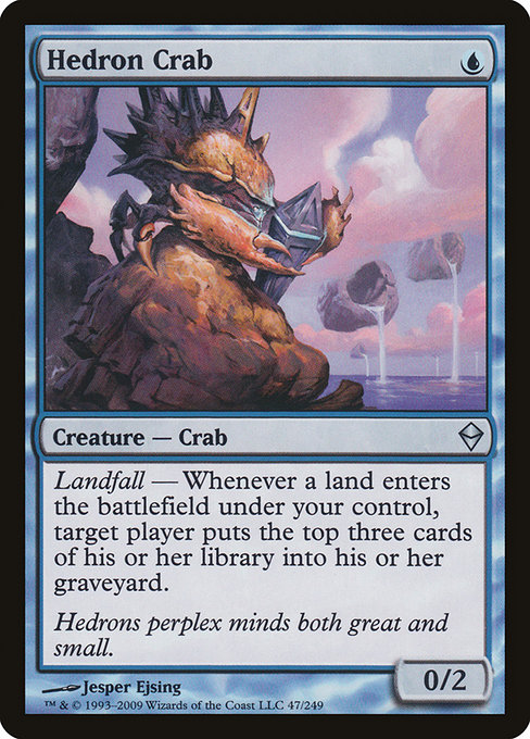 Hedron Crab - Zendikar Uncommon Card