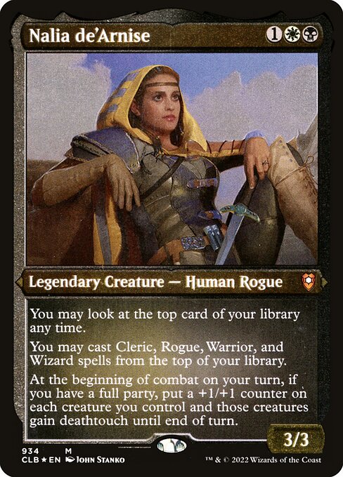 Nalia de'Arnise - Commander Legends: Battle for Baldur's Gate Mythic Card