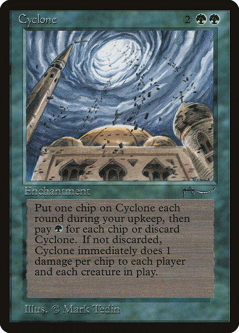 Cyclone - Arabian Nights Uncommon Card