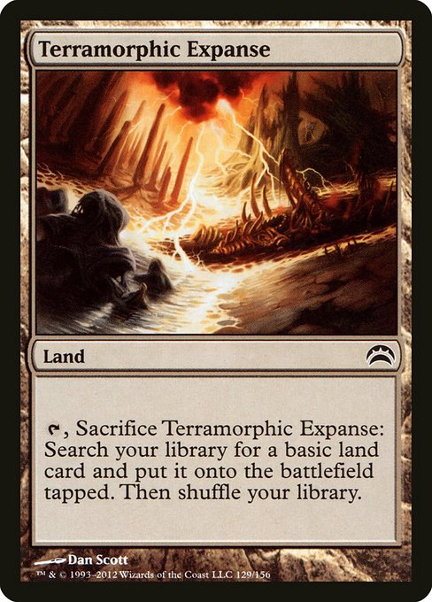 Terramorphic Expanse - Planechase 2012 Common Card