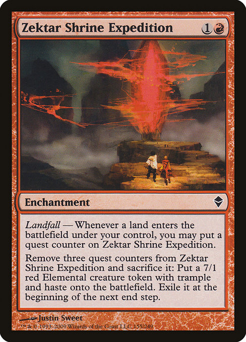 Zektar Shrine Expedition - Zendikar Common Card