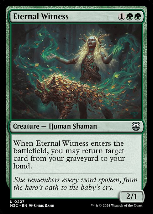 Eternal Witness - Modern Horizons 3 Commander Uncommon Card