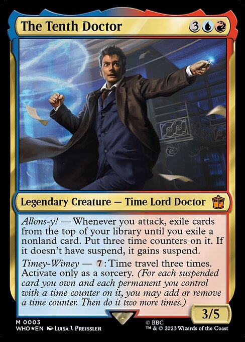 The Tenth Doctor - Doctor Who Mythic Card
