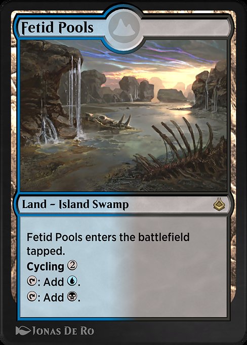 Fetid Pools - Amonkhet Remastered Rare Card