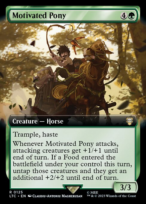 Motivated Pony - Tales of Middle-earth Commander Rare Card