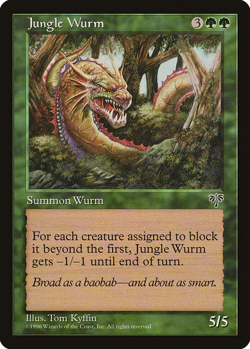 Jungle Wurm - Mirage Common Card