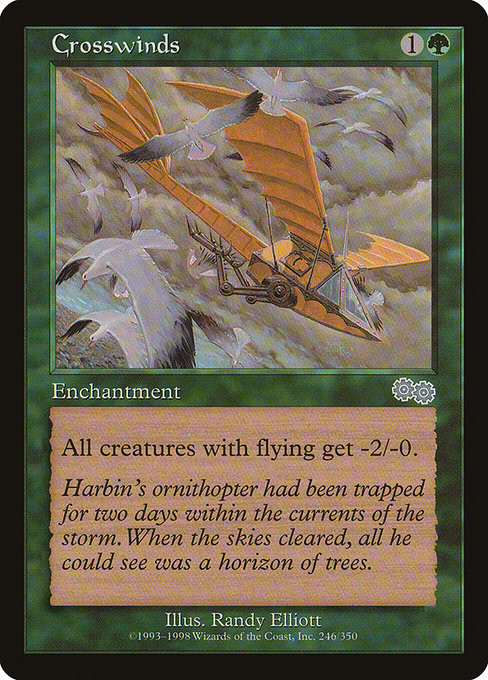 Crosswinds - Urza's Saga Uncommon Card