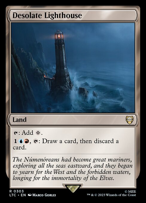 Desolate Lighthouse - Tales of Middle-earth Commander Rare Card