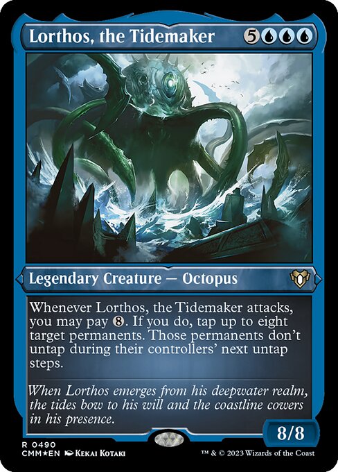 Lorthos, the Tidemaker - Commander Masters Rare Card