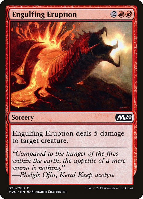 Engulfing Eruption - Core Set 2020 Common Card