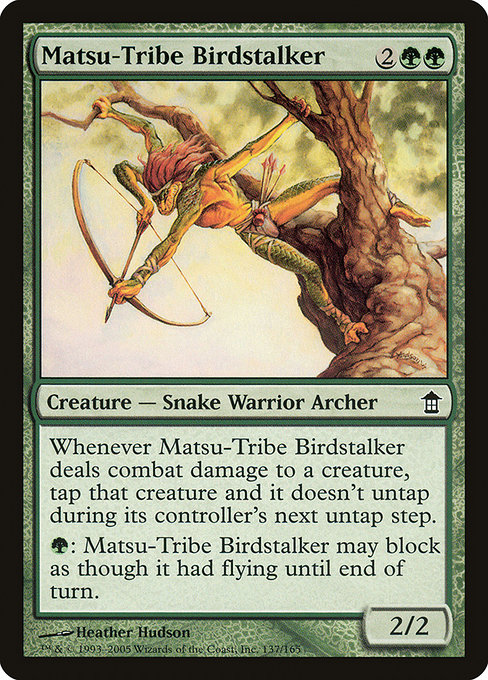 Matsu-Tribe Birdstalker - Saviors of Kamigawa Common Card