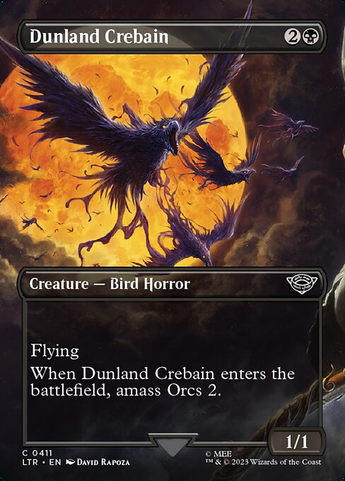 Dunland Crebain - The Lord of the Rings: Tales of Middle-earth Common Card