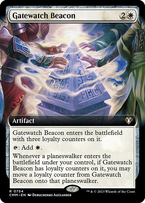 Gatewatch Beacon - Commander Masters Rare Card