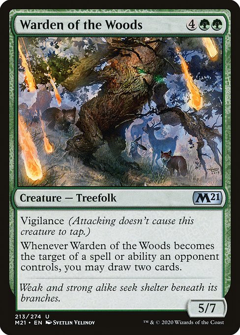 Warden of the Woods - Core Set 2021 Uncommon Card