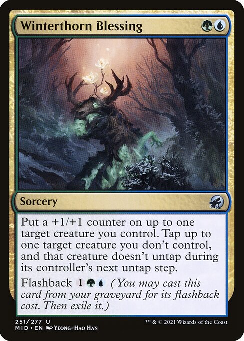 Winterthorn Blessing - Innistrad: Midnight Hunt Uncommon Card