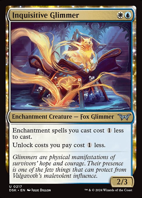 Inquisitive Glimmer - Duskmourn: House of Horror Uncommon Card