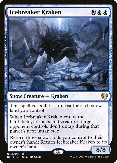 Icebreaker Kraken - Kaldheim Rare Card