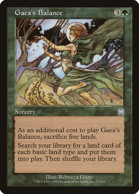 Gaea's Balance - Apocalypse Uncommon Card