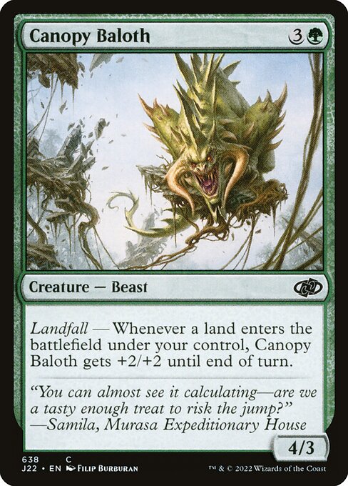Canopy Baloth - Jumpstart 2022 Common Card