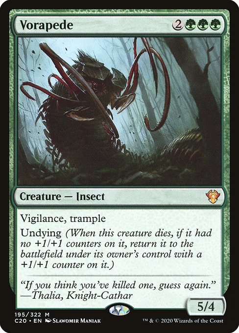 Vorapede - Commander 2020 Mythic Card
