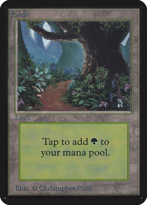 Forest - Limited Edition Alpha Common Card