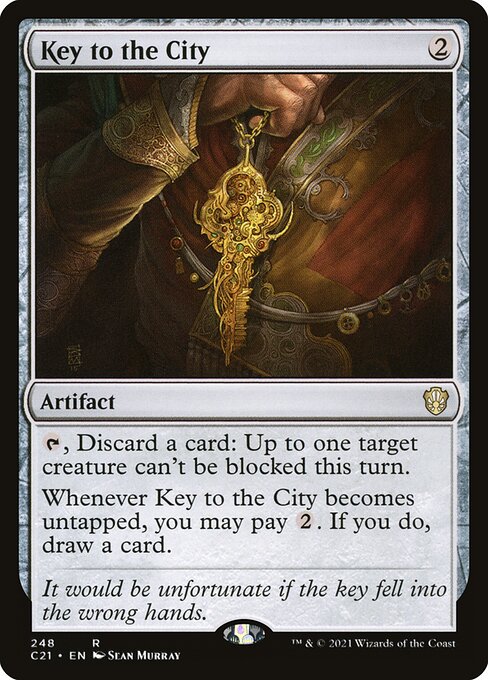 Key to the City - Commander 2021 Rare Card