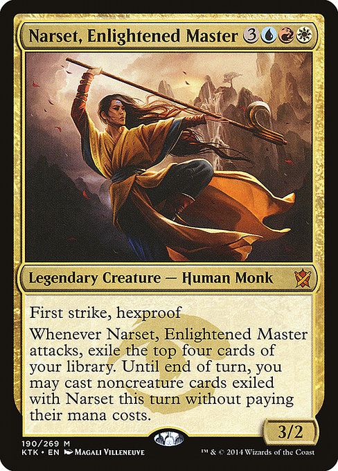 Narset, Enlightened Master - Khans of Tarkir Mythic Card