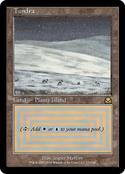 Tundra - Masters Edition II Rare Card
