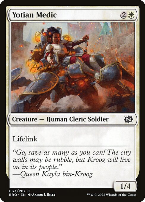 Yotian Medic - The Brothers' War Common Card