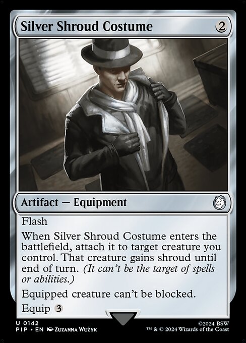 Silver Shroud Costume - Fallout Uncommon Card